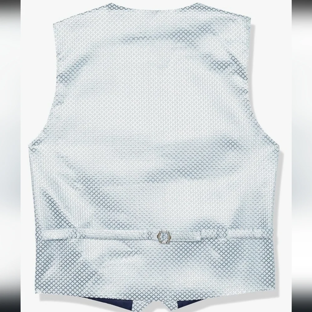 Isaac Mizrahi Boys' Slim Fit Paisley Vest, Shirt, Tie, & Pant Set